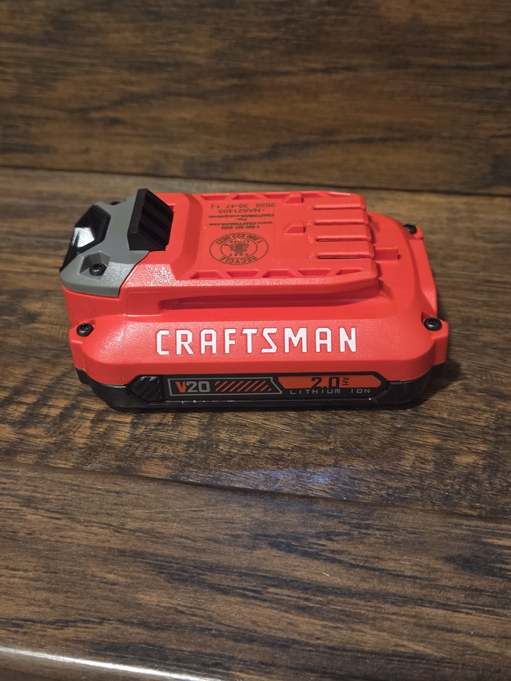 CRAFTSMAN V20 2.0Ah Red Lithium-Ion Replacement Battery